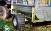 ATV trailer Gardener - wheel detail