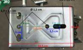 dimensions of the manual winch