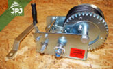 Manual winch with textile band JPJ